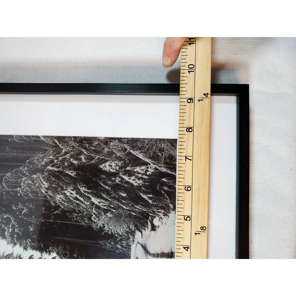 Set of 2‎ Modern Black Square Wall Frames w/ White Matting (11.5